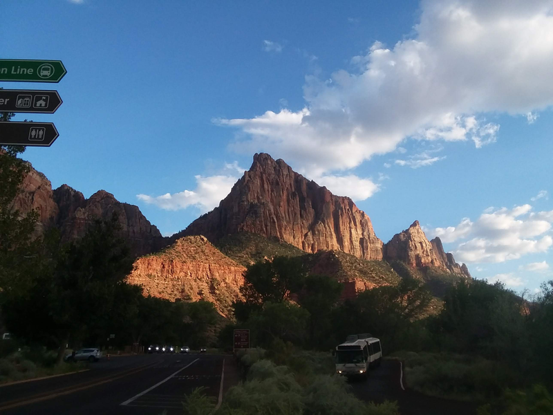 Illustration for article titled Zion National Park is what America is about.